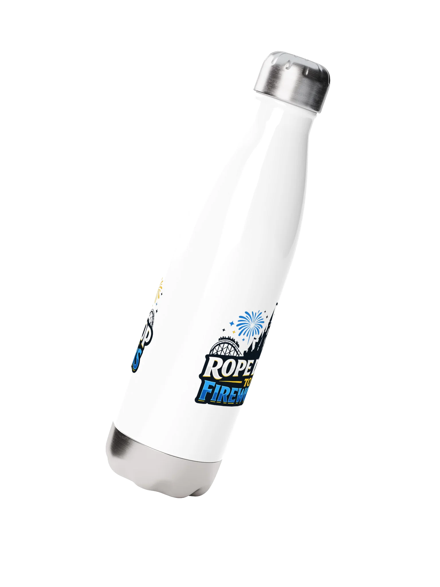 Rope Drop to Fireworks Stainless Steel Water Bottle product image (2)
