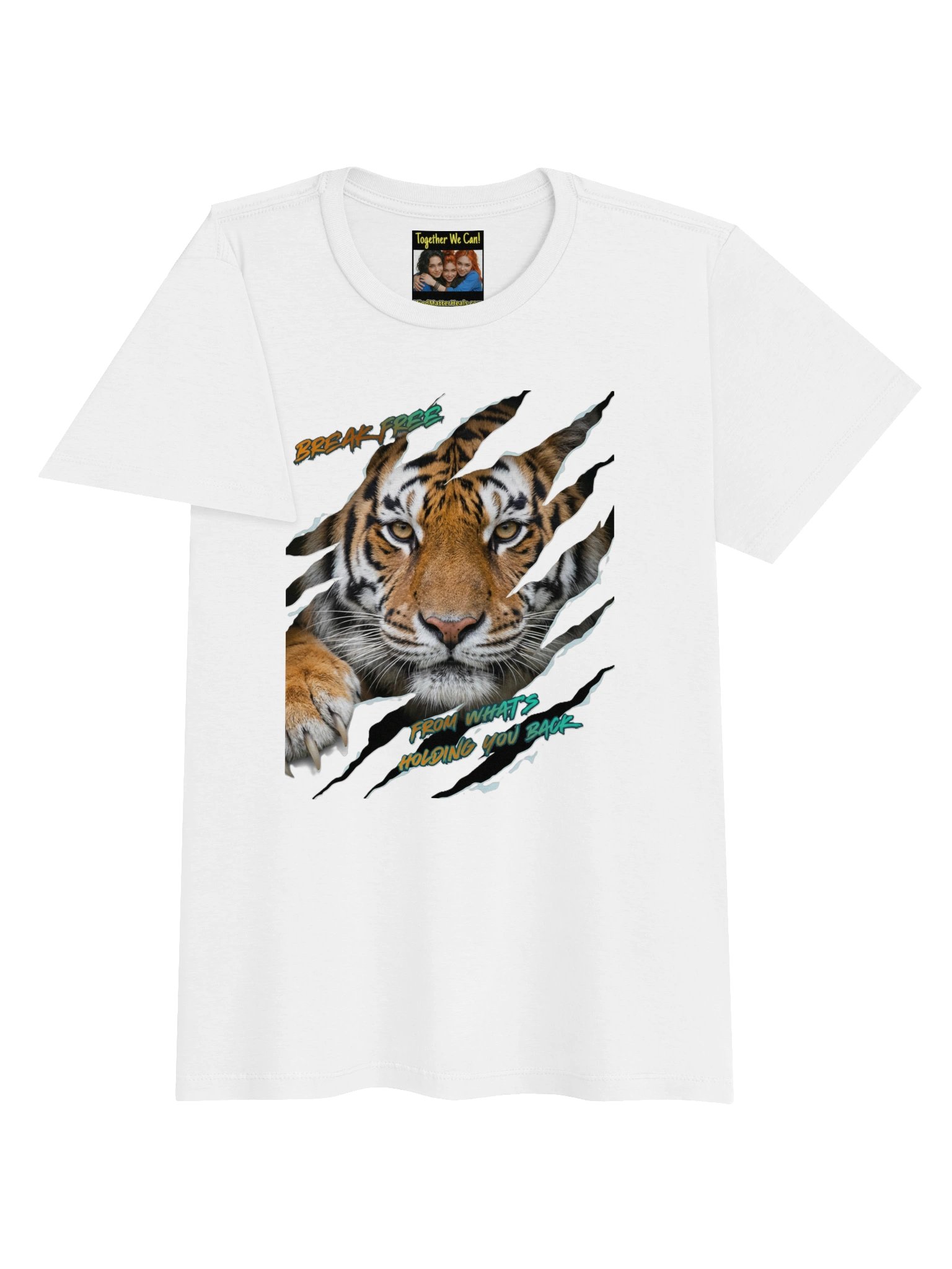 Mind Matter - Break Free - Tiger Graphic - Women's Tee product image (3)