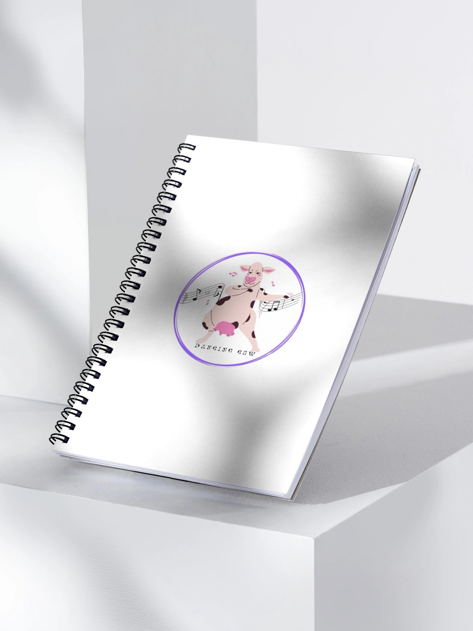 Dancing Cow Spiral Notebook product image (3)