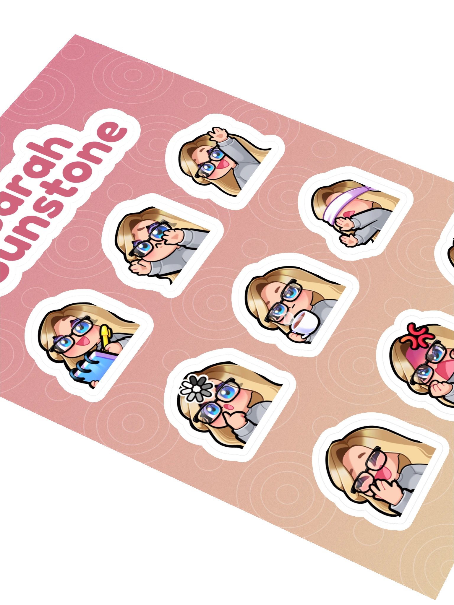 Emote Sticker Sheet (B) product image (2)