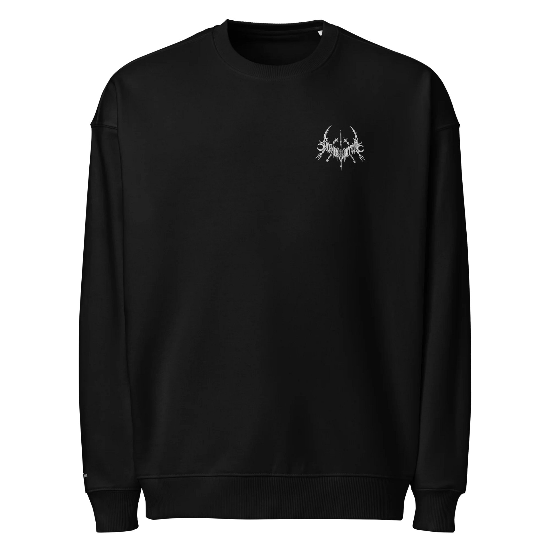 Mystery Message sittched oversized sweater product image (1)