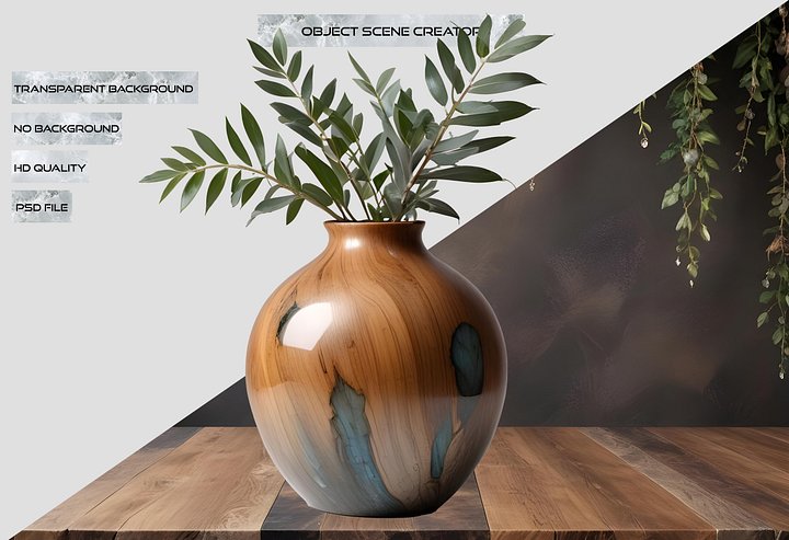 Celestial Grace – Boho Vase PNG product image (2)