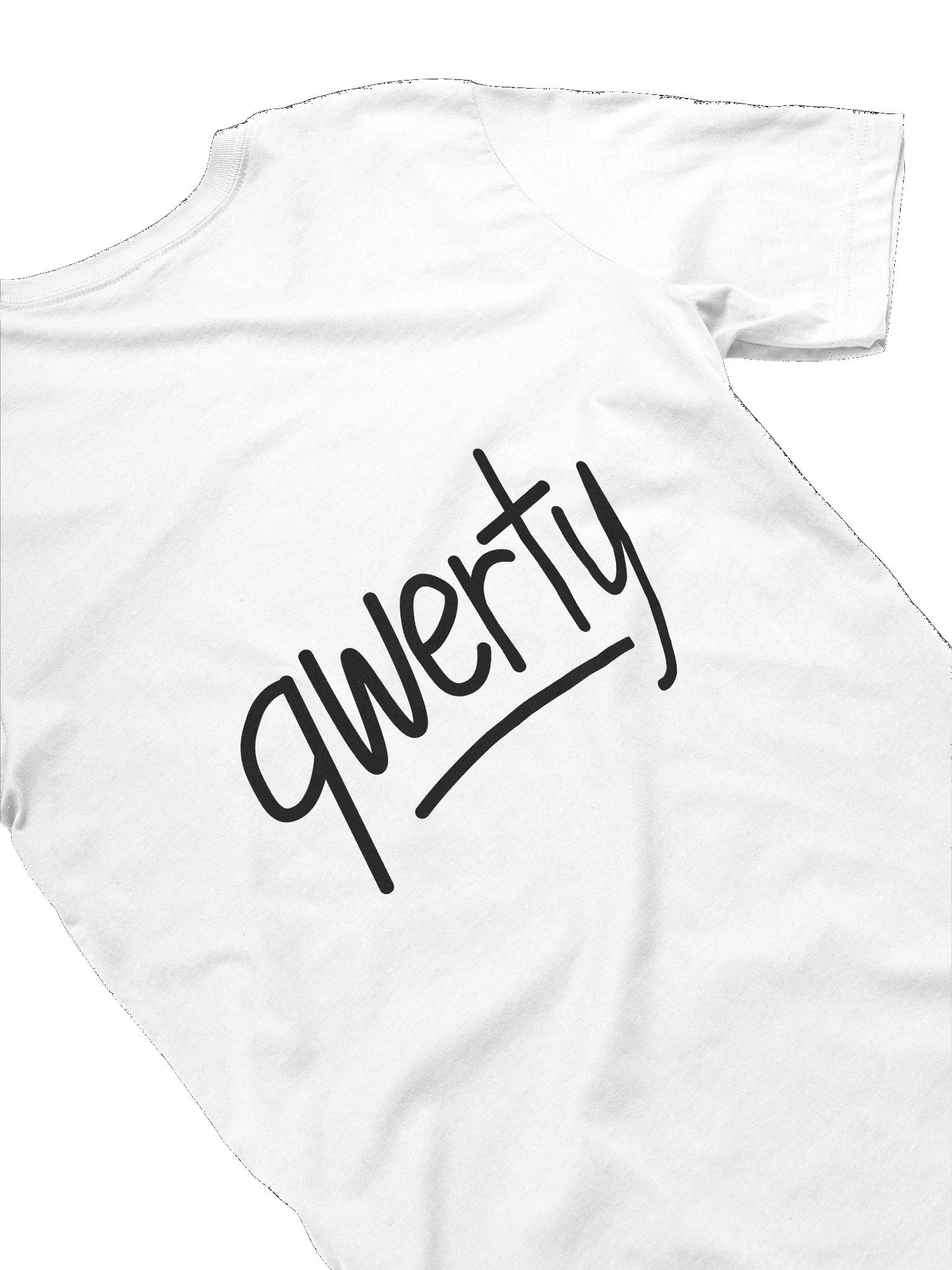 qwerty Tee (white) product image (4)