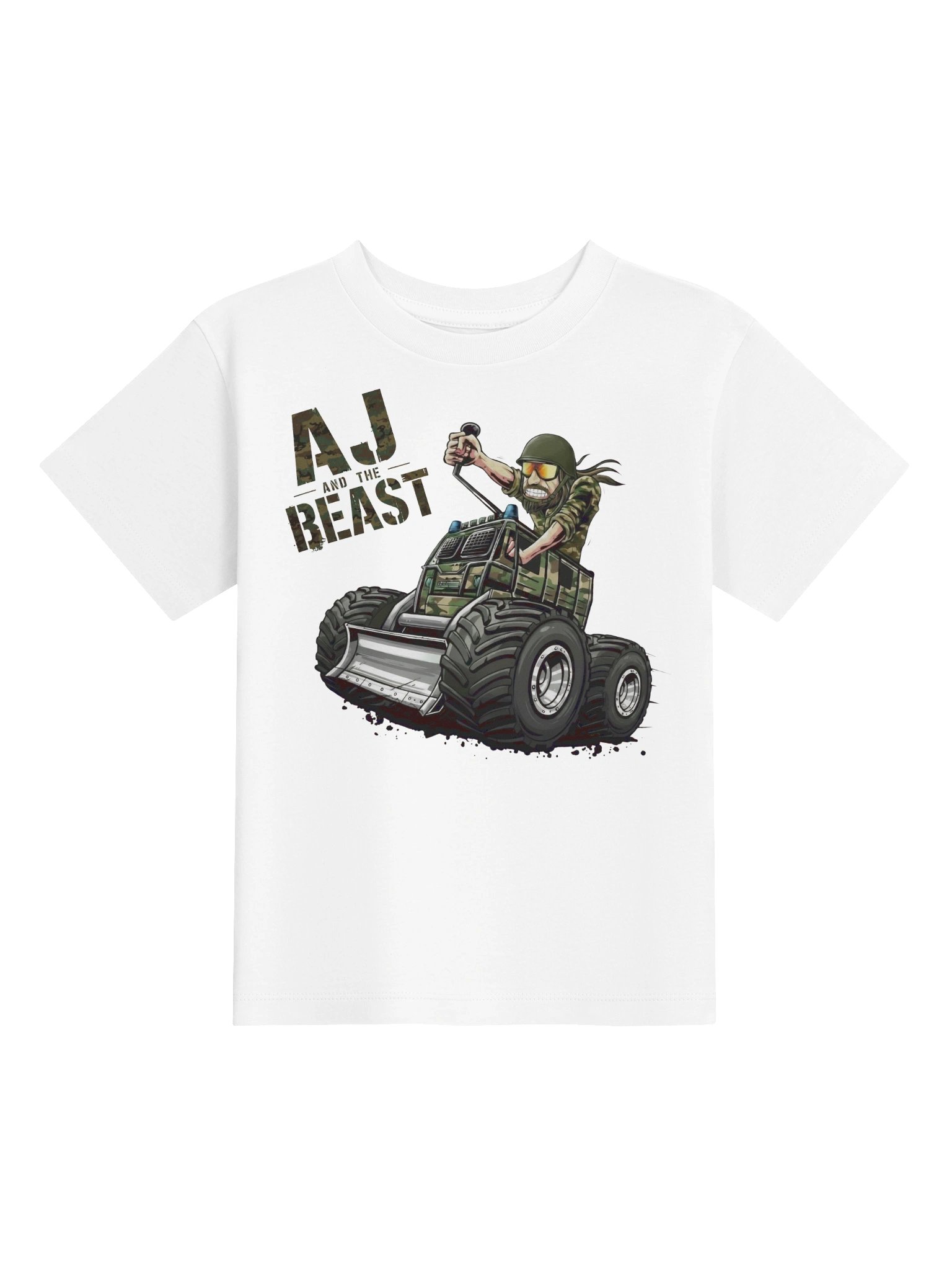 Bella+Canvas Toddler T-Shirt : AJ and the BEAST : CAMO product image (2)
