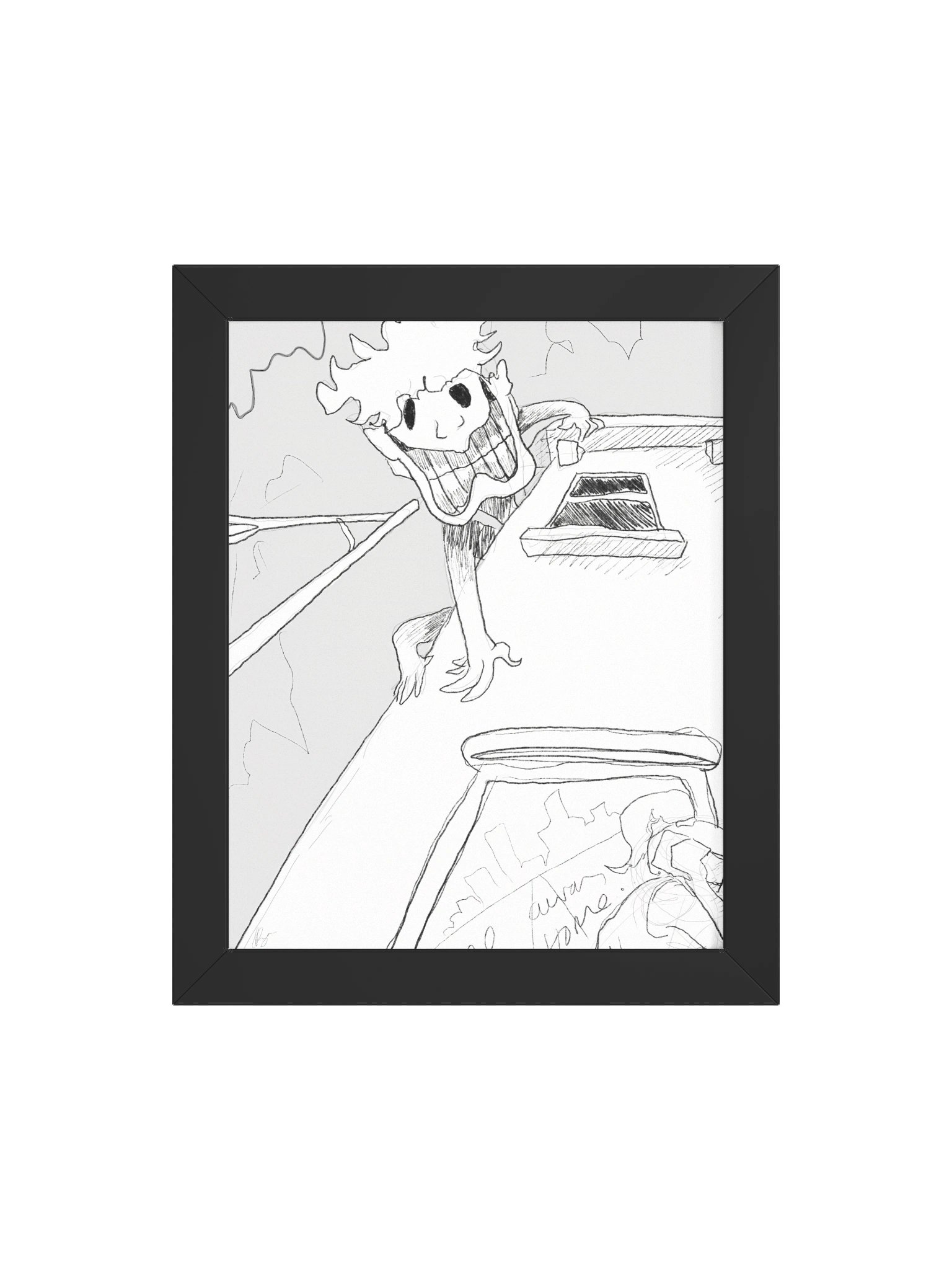 Too Late — Framed Print product image (100)