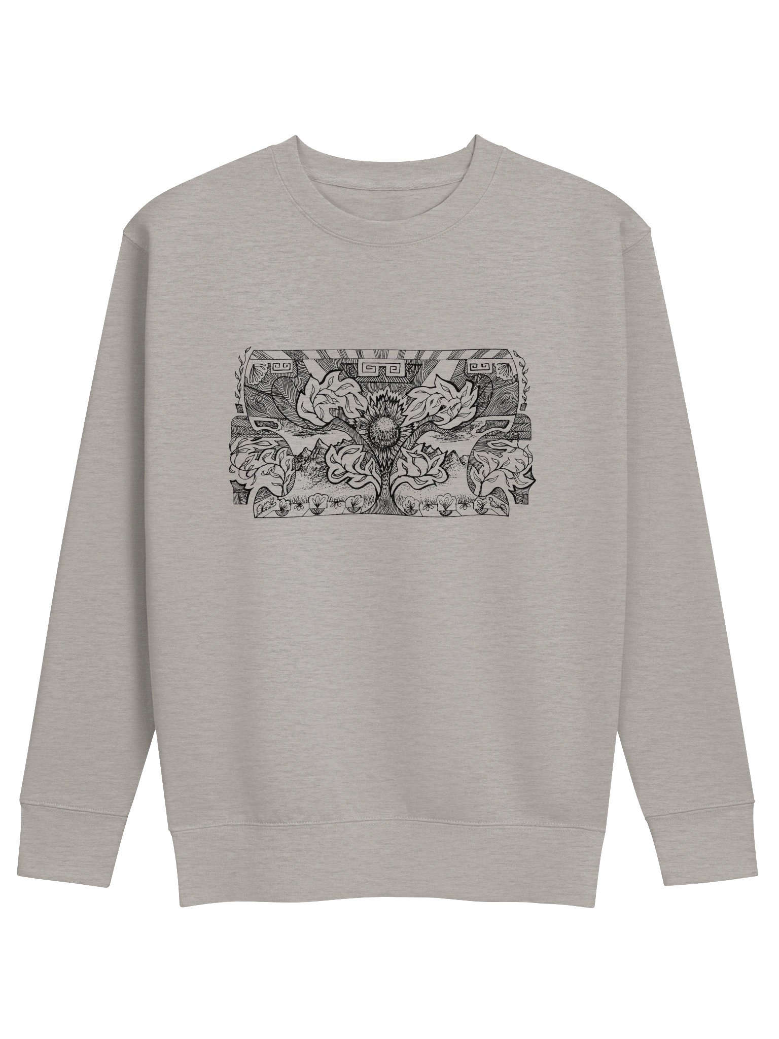 06JL3041 Sunflower Sunrise sweatshirt by Litchfield Studio product image (1)