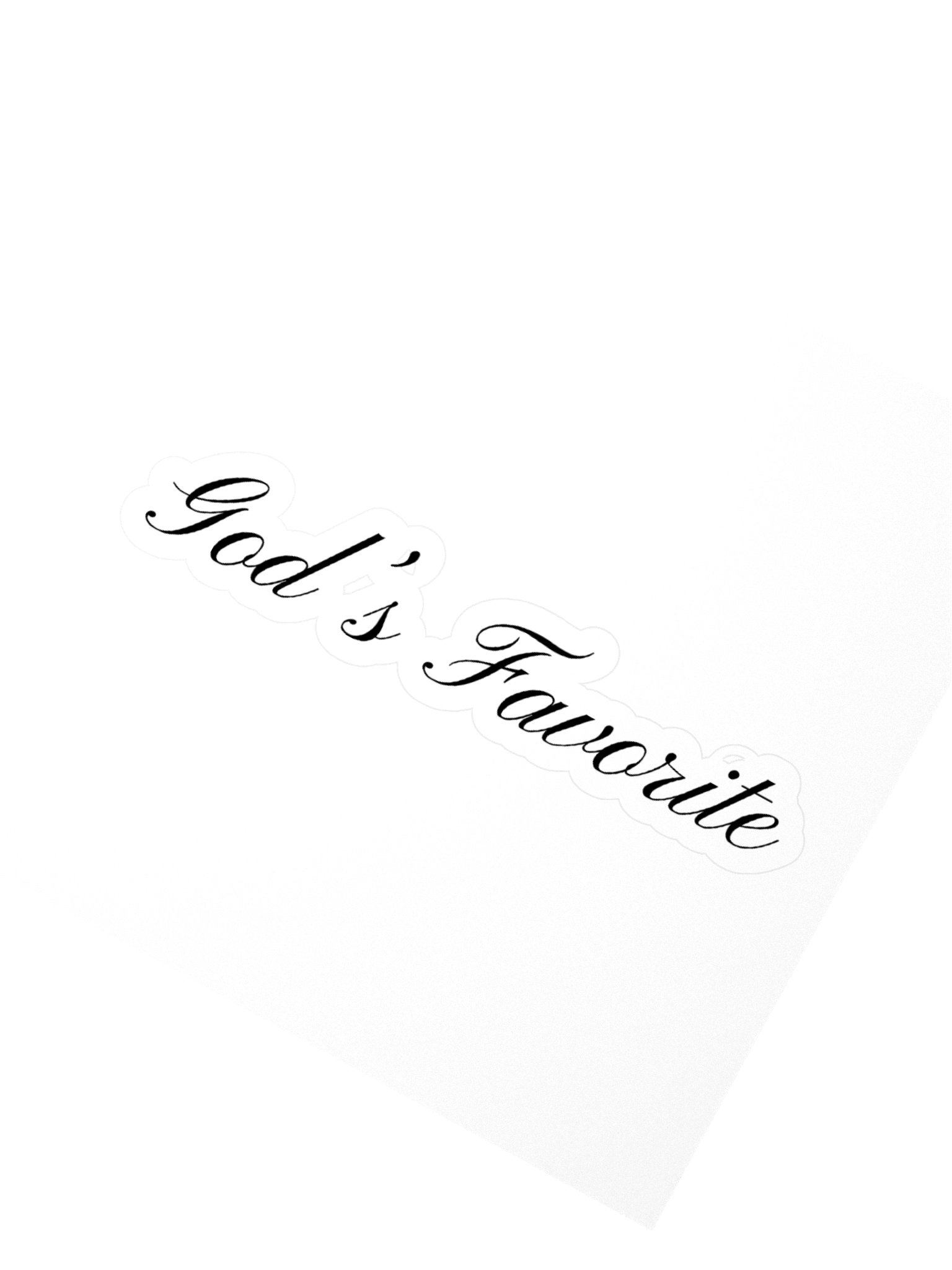 God's Favorite Sticker product image (2)