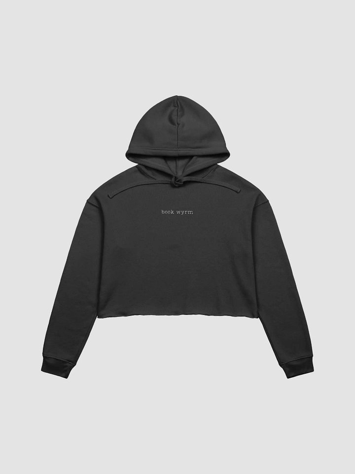 [book wyrm] crop hoodie product image (1)
