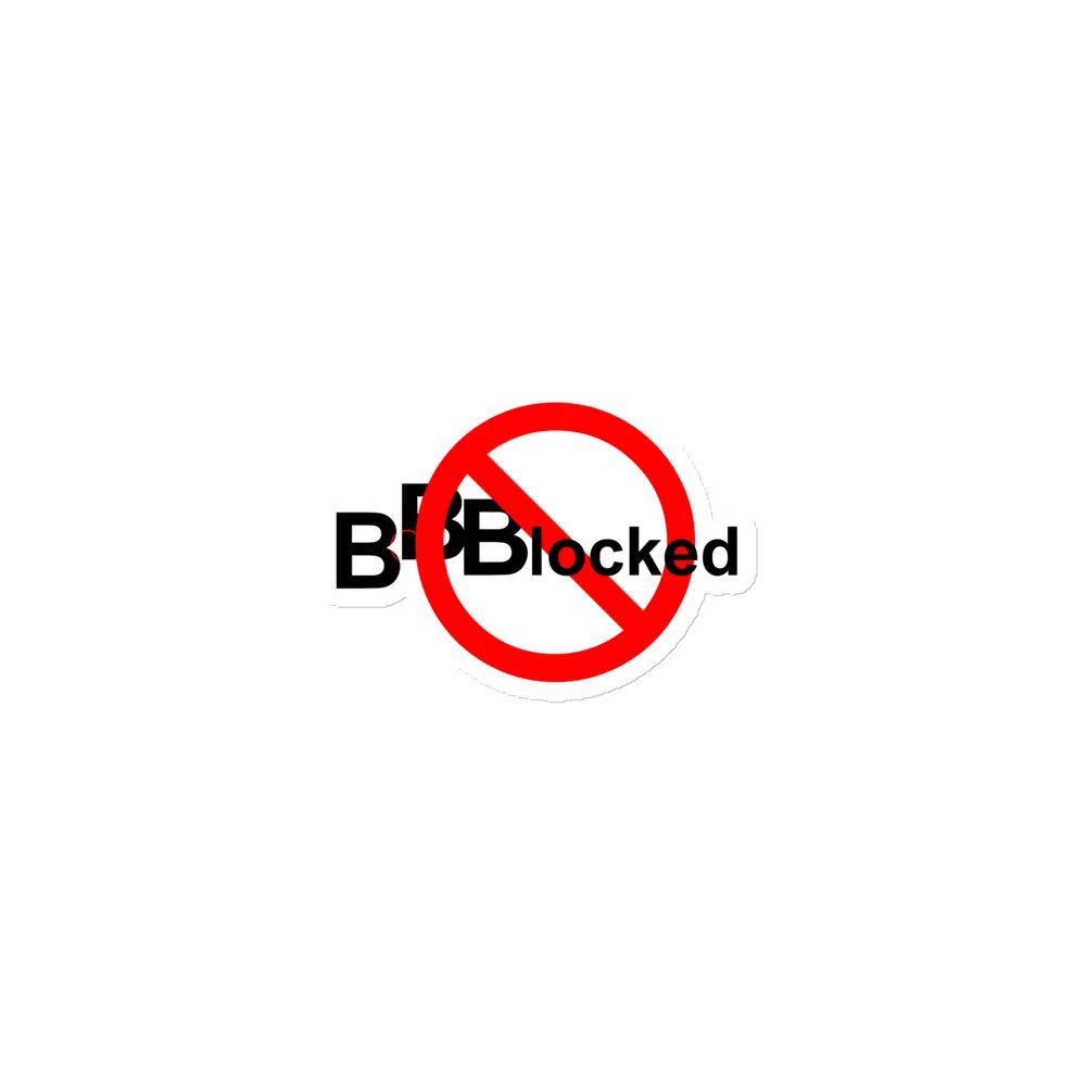 BBBlocked Magnet product image (1)