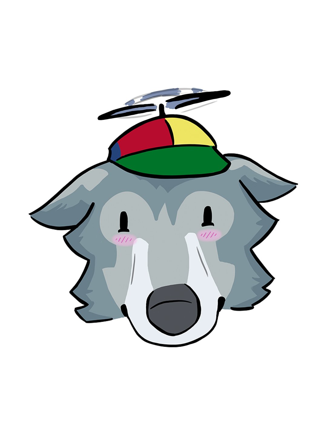 Whimsy Wolp Sticker product image (1)