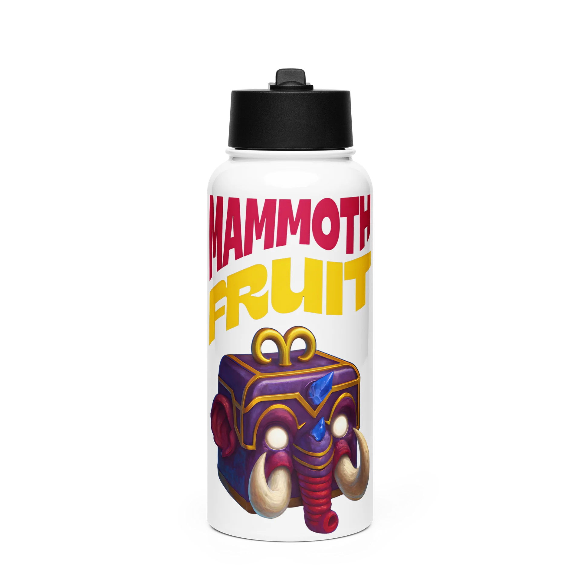Mammoth Fruit Blox Fruits Gamer Stainless Steel Water Bottle With Straw Gift For Kids product image (1)