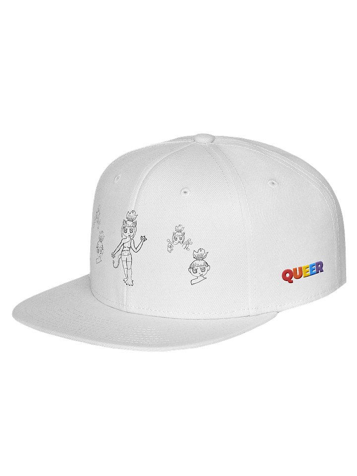 Lineart + queer cap product image (2)