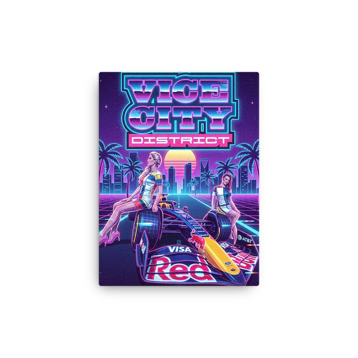 Vice City District Thin Canvas Wall Art product image (1)