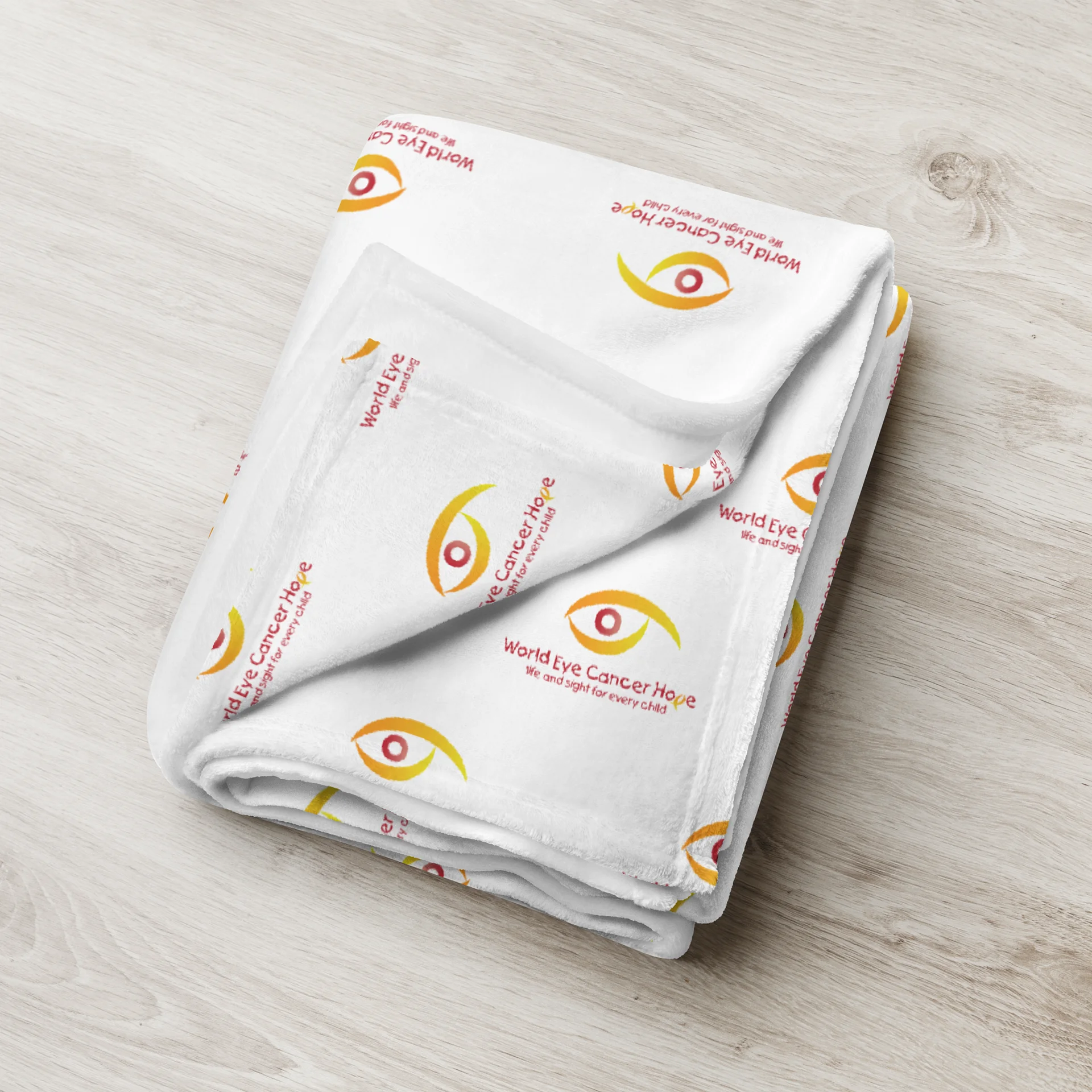 Red WE C Hope Logo - Throw Blanket product image (3)
