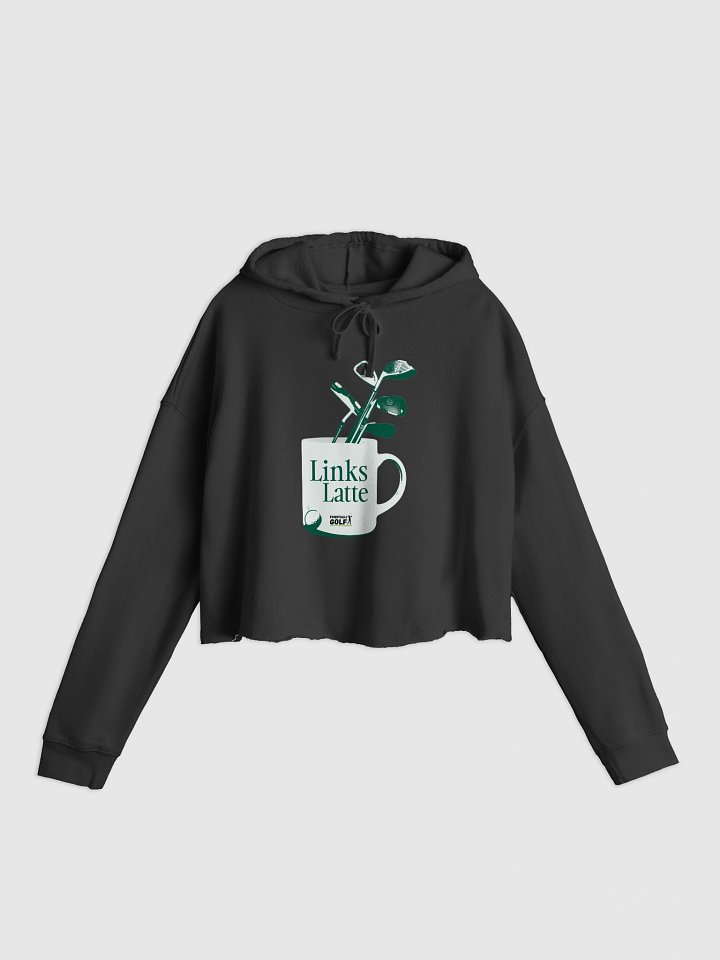 Lightweight Open-themed Cropped Hoodie product image (1)