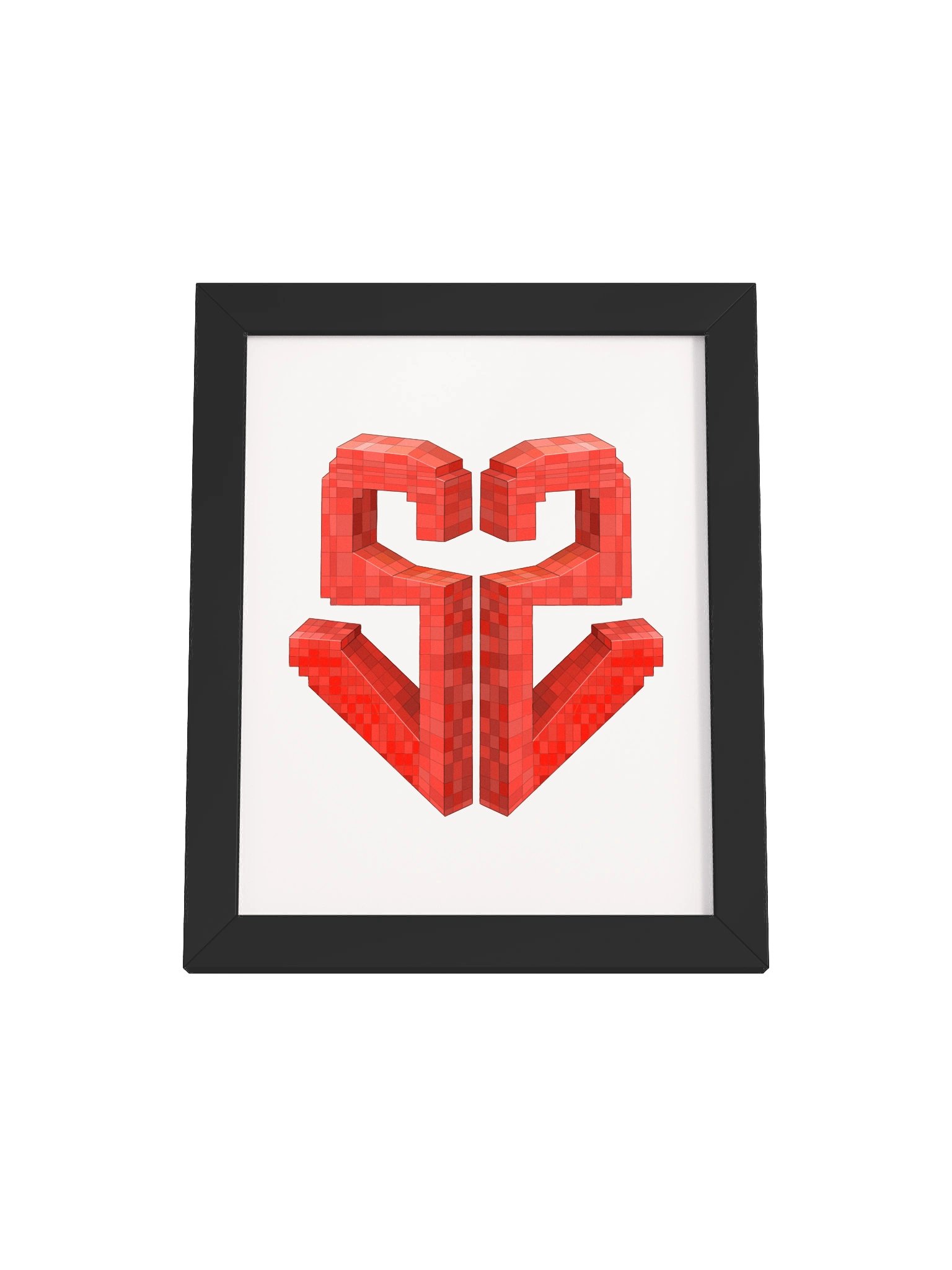 Pixel 3D Framed Poster product image (14)
