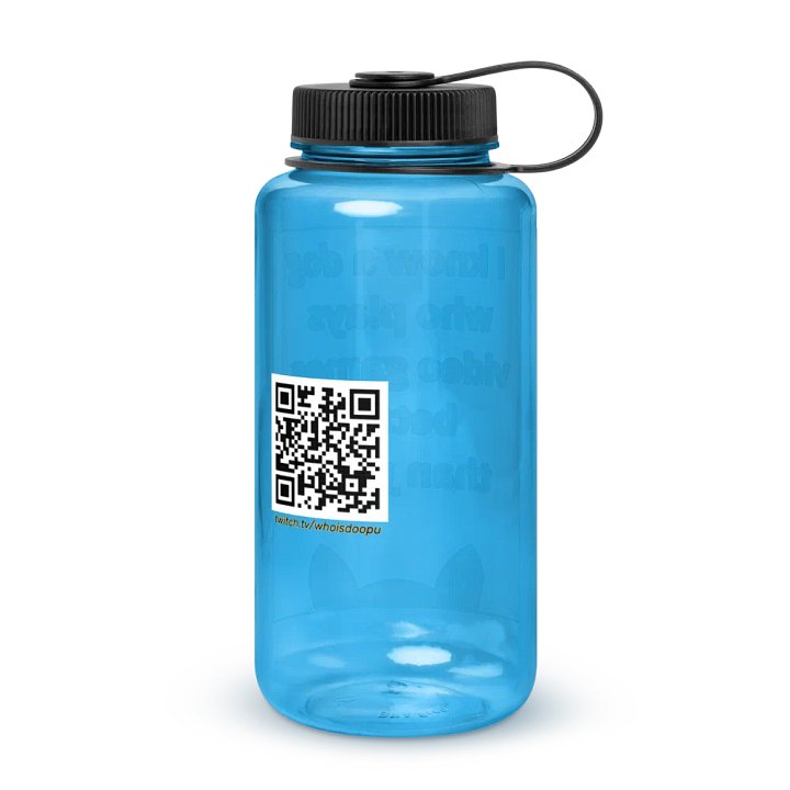 Doopsters - I know a Dog Gamer - Wide Mouthed Water Bottle 32 Ounce product image (2)