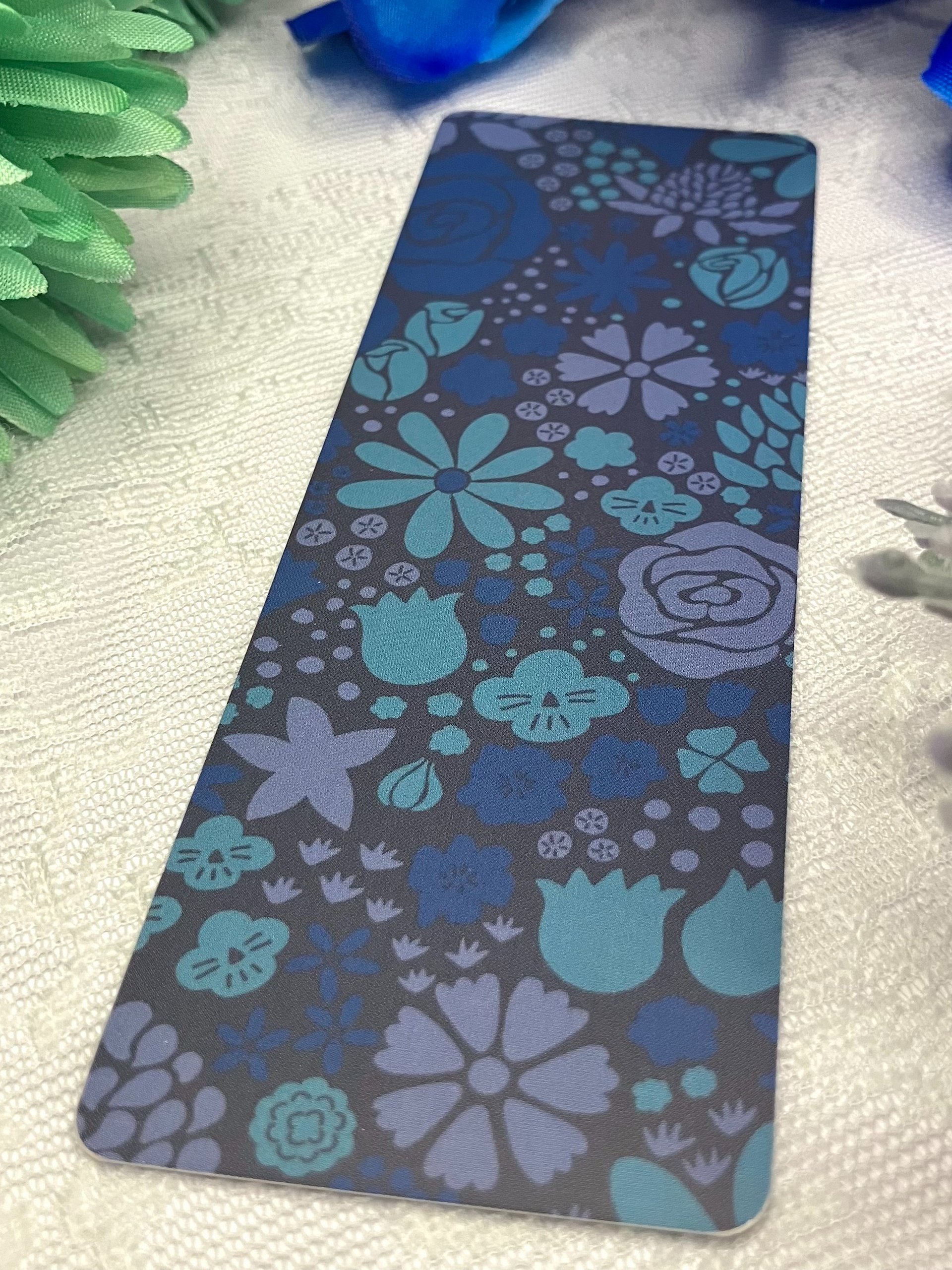 Blue Floral Bookmark product image (4)