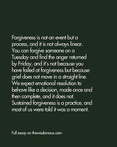 Emotional resolutions are rarely decisions.