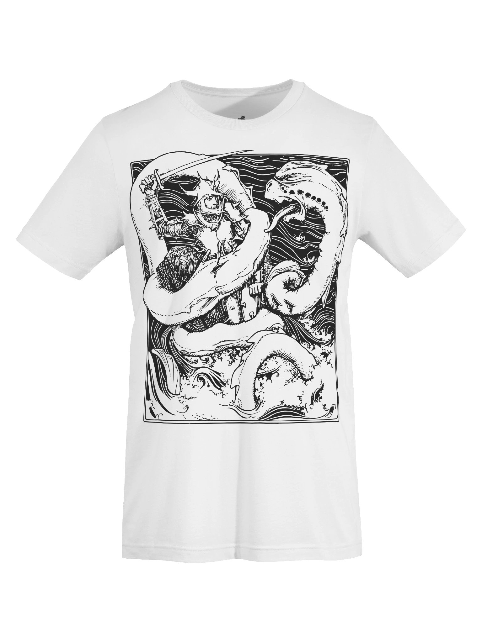 "Medieval Dragon Slayer" T-shirt white product image (7)