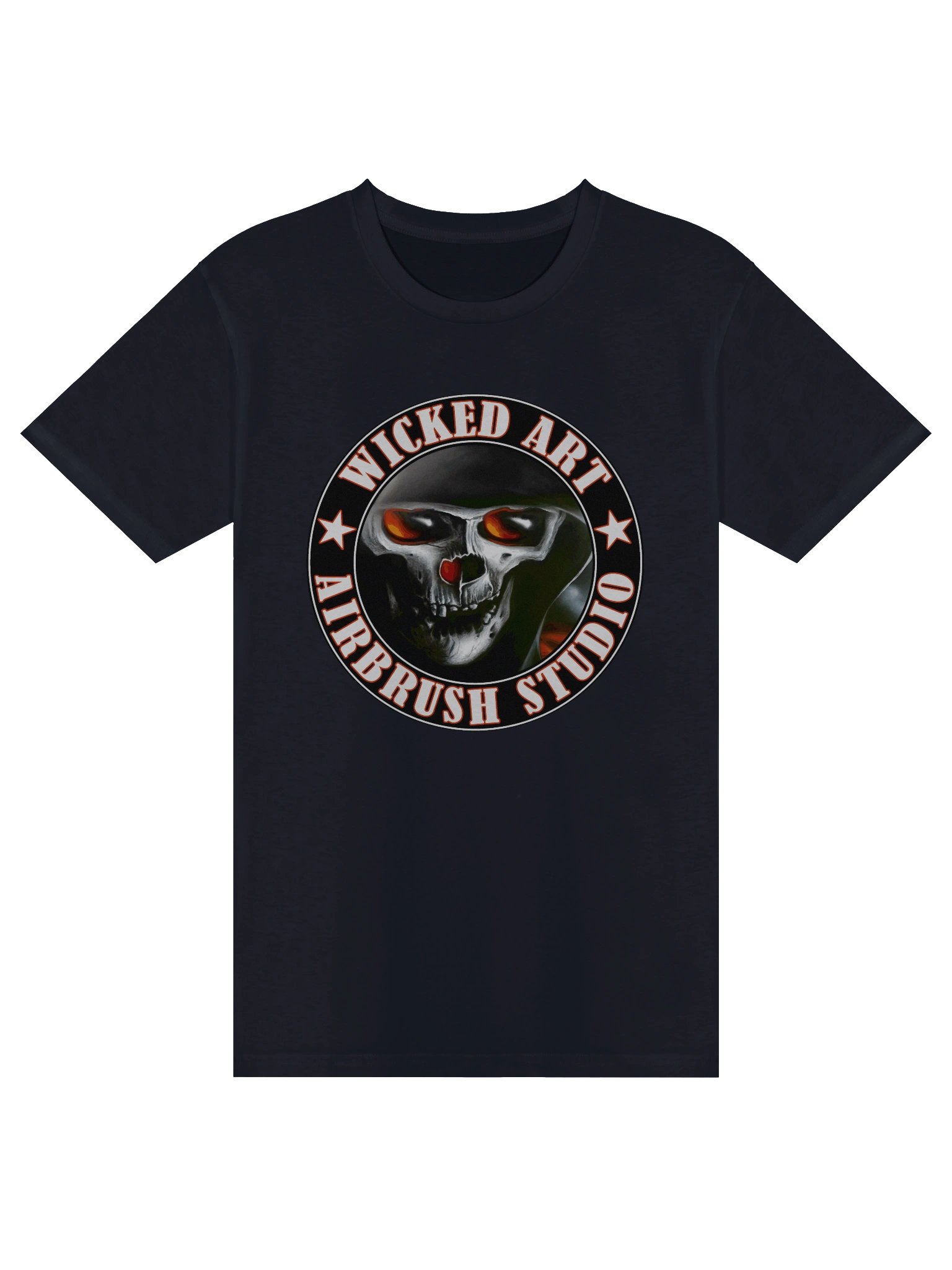 Wicked Art Skull Emblem T-Shirt product image (1)
