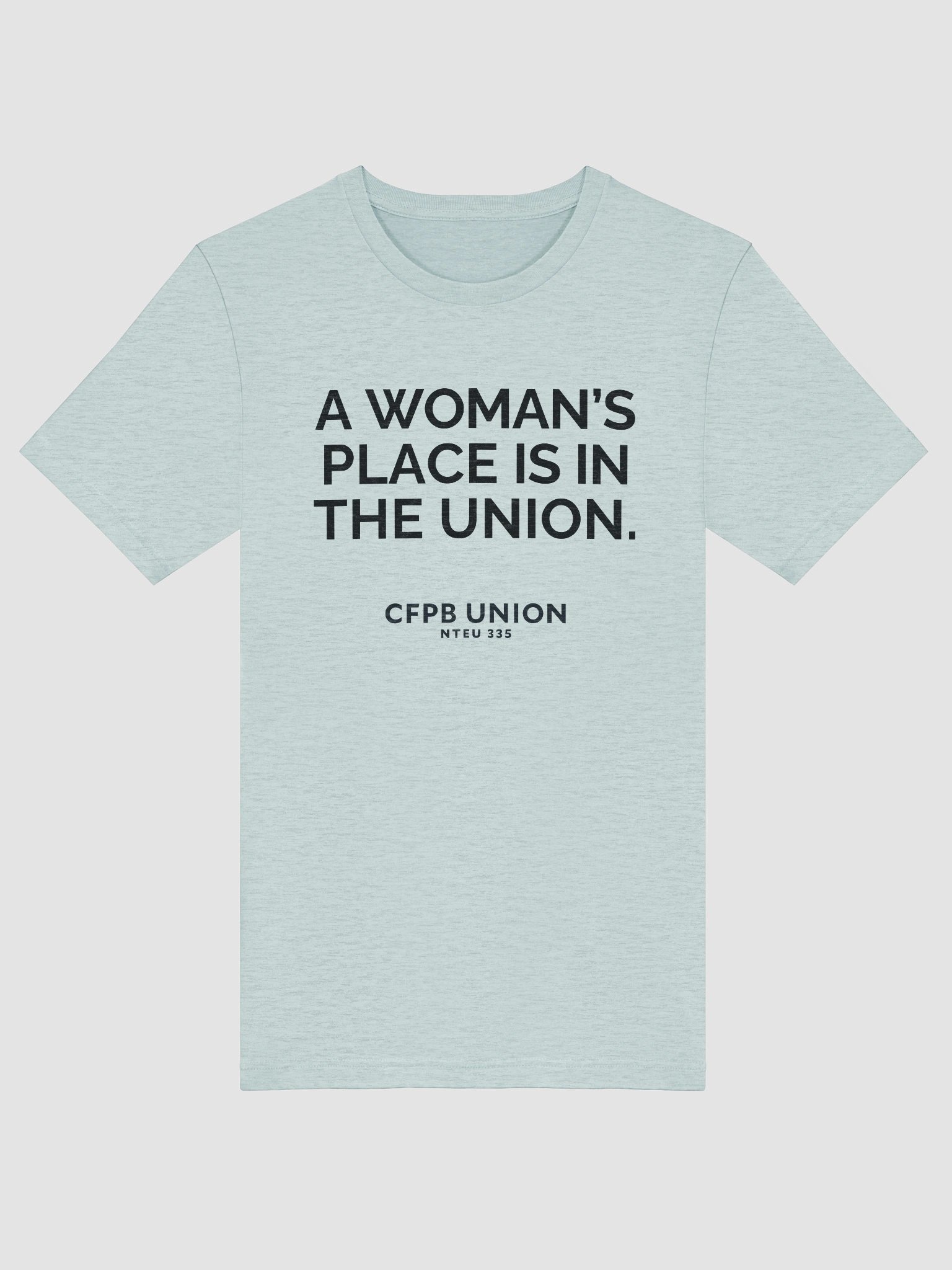 A Woman's Place Is In The Union T-Shirt (Black) product image (5)