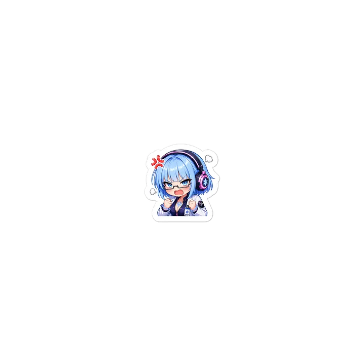 Lady Frost Angry Emote - Die Cut Sticker product image (2)