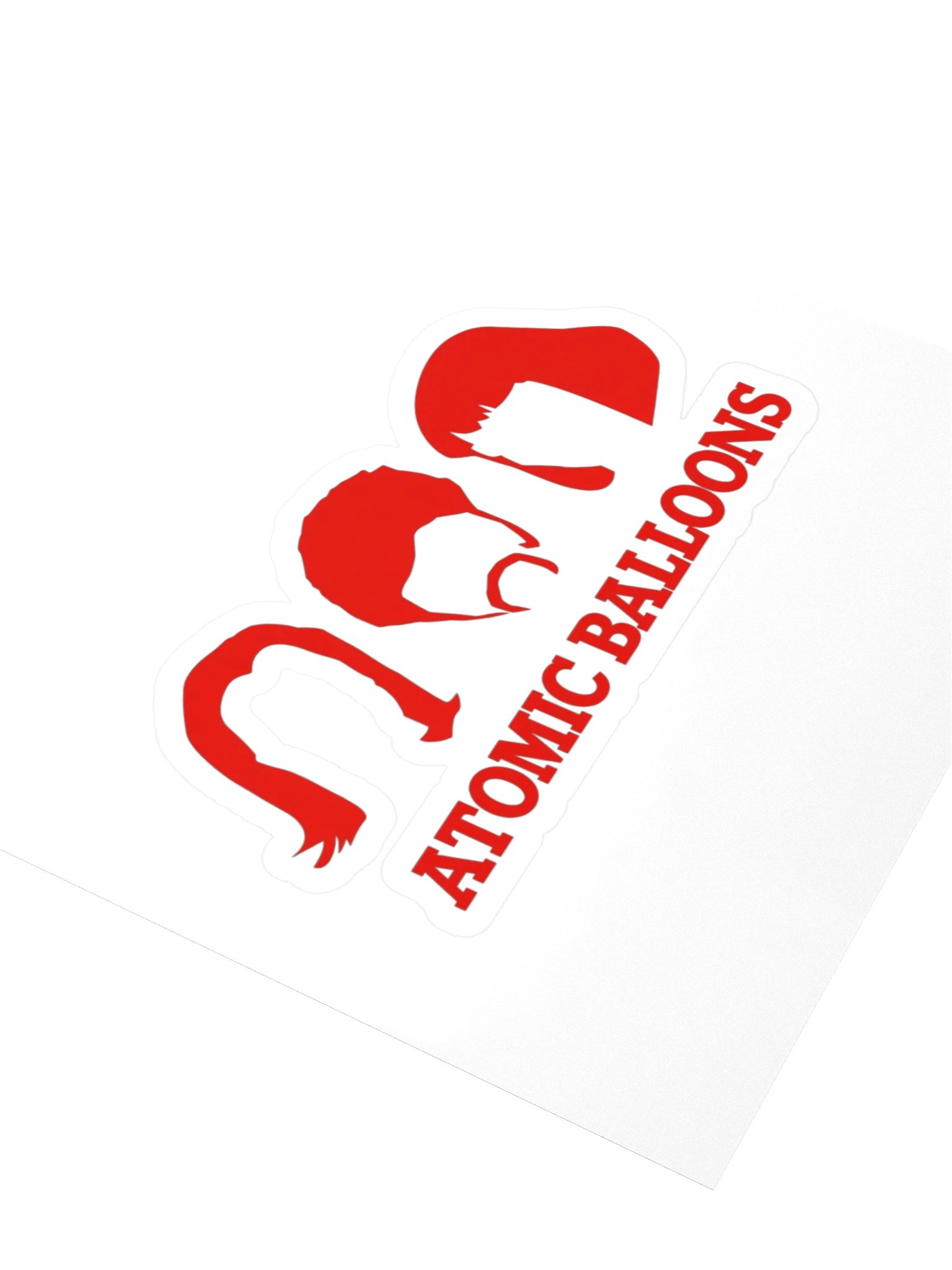Atomic Balloons Logo Kiss Cut Sticker product image (3)