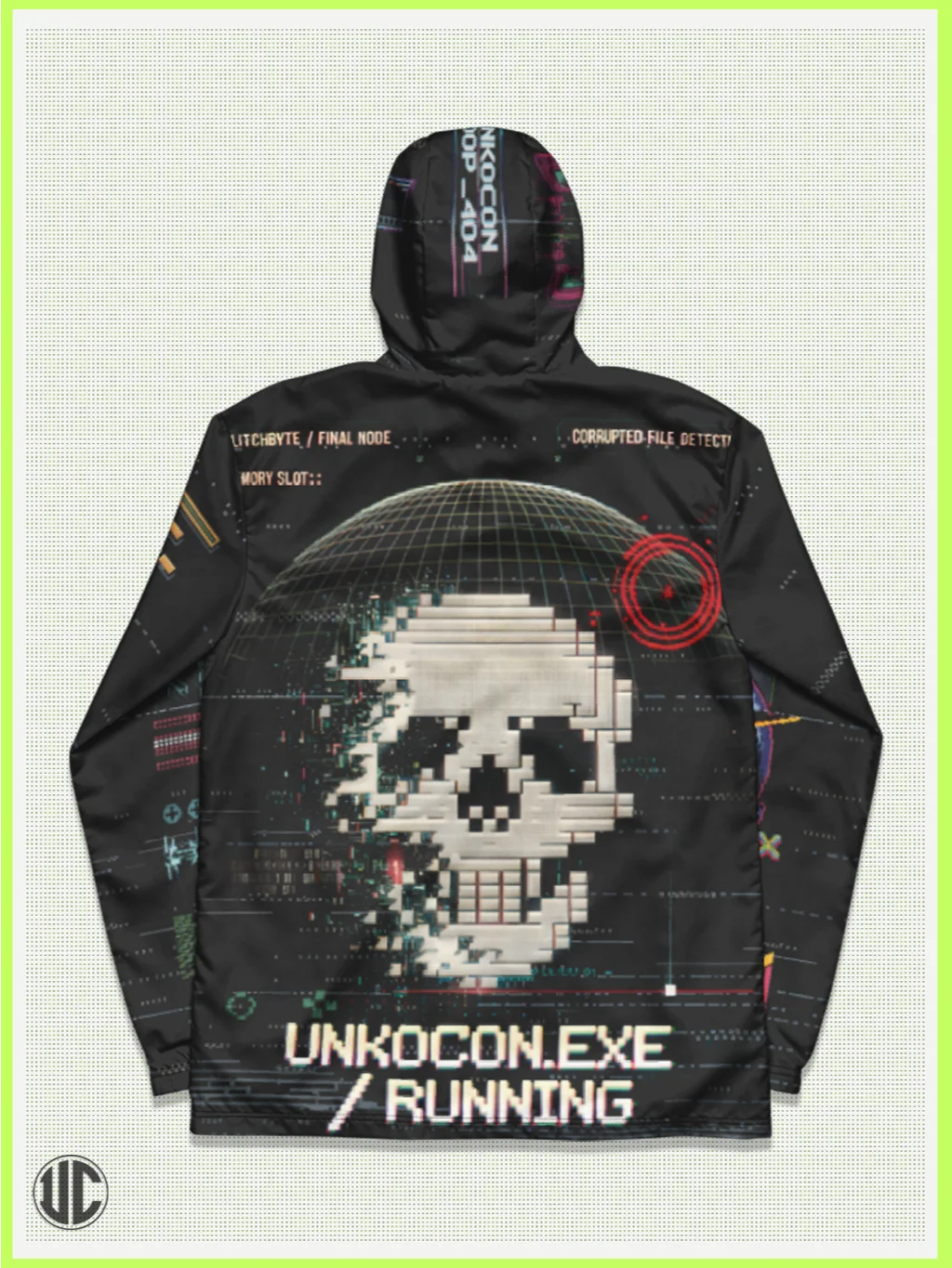 Glitchbyte / Final Node – Windbreaker product image (2)