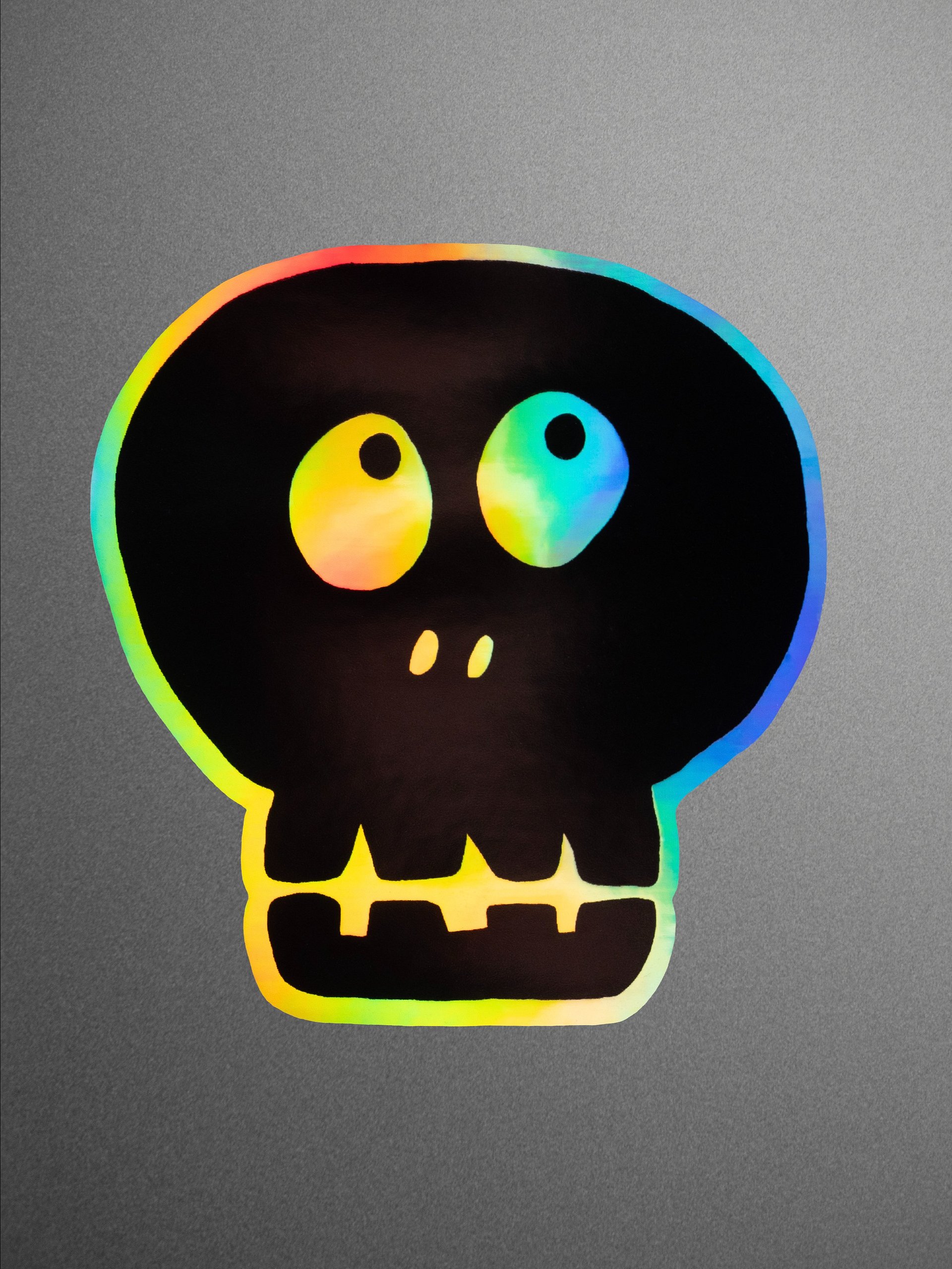 HOLOGRAPHIC STICKER - SKULL 01 product image (1)