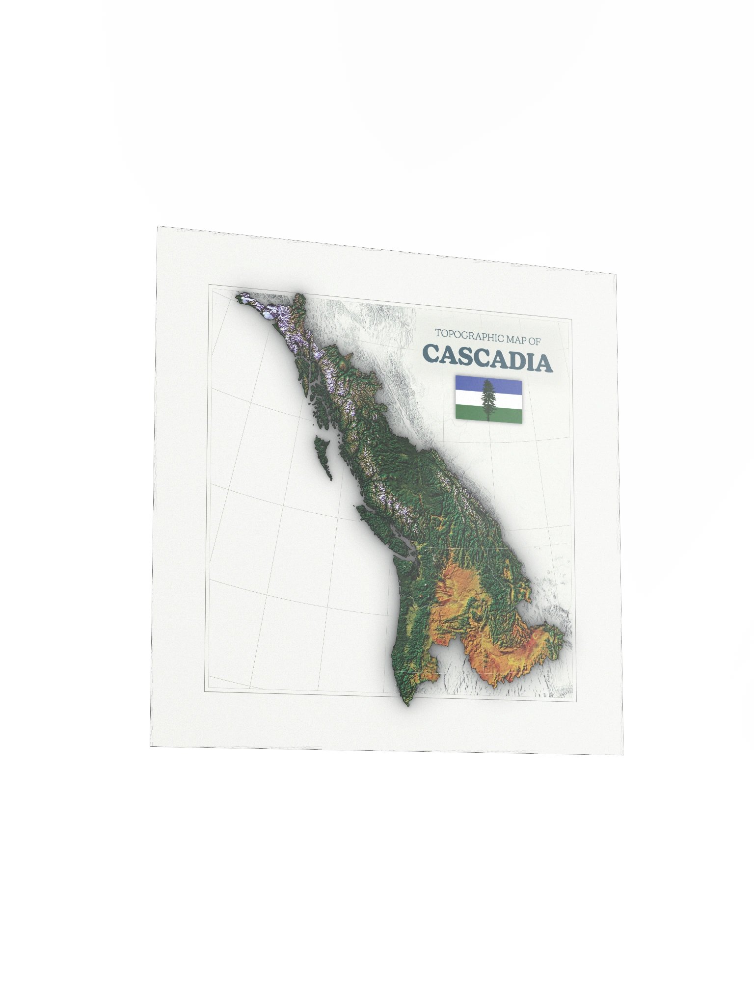 The topography of Cascadia product image (3)