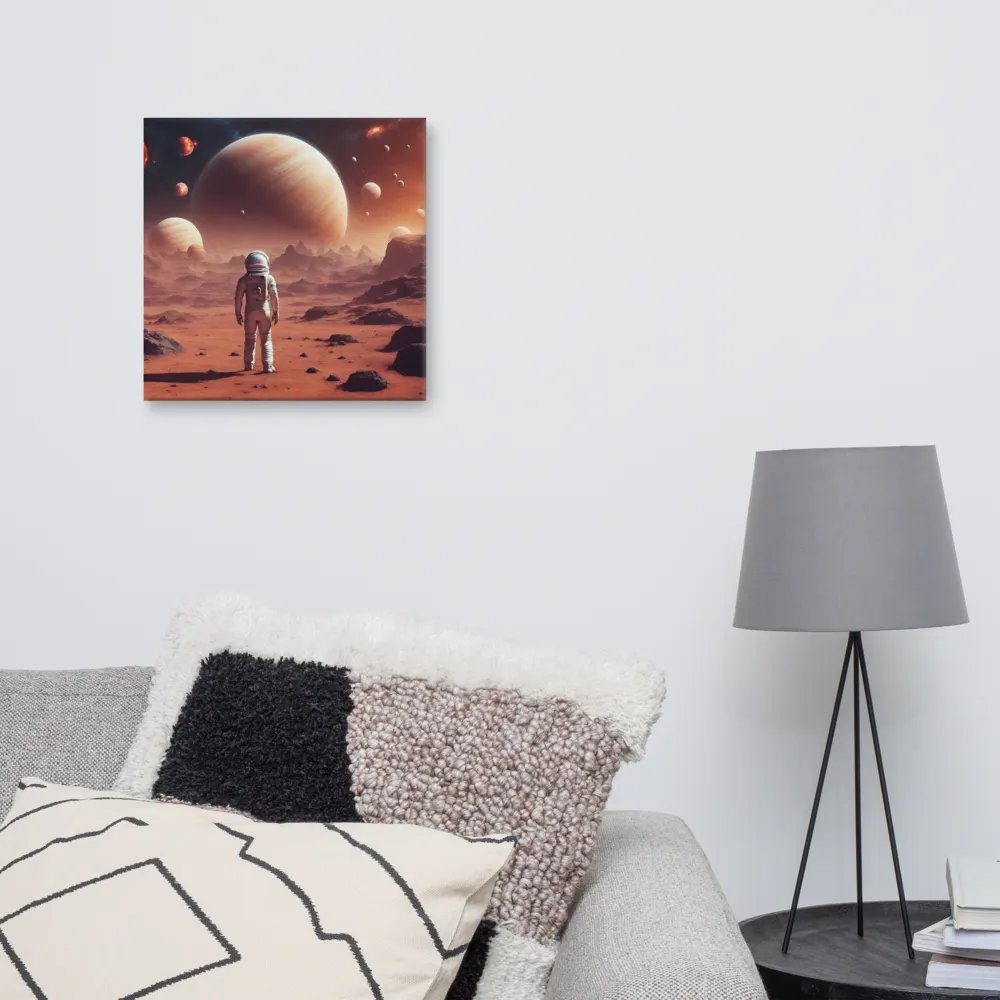 Astronaut On Alien Planet Wall Art product image (12)