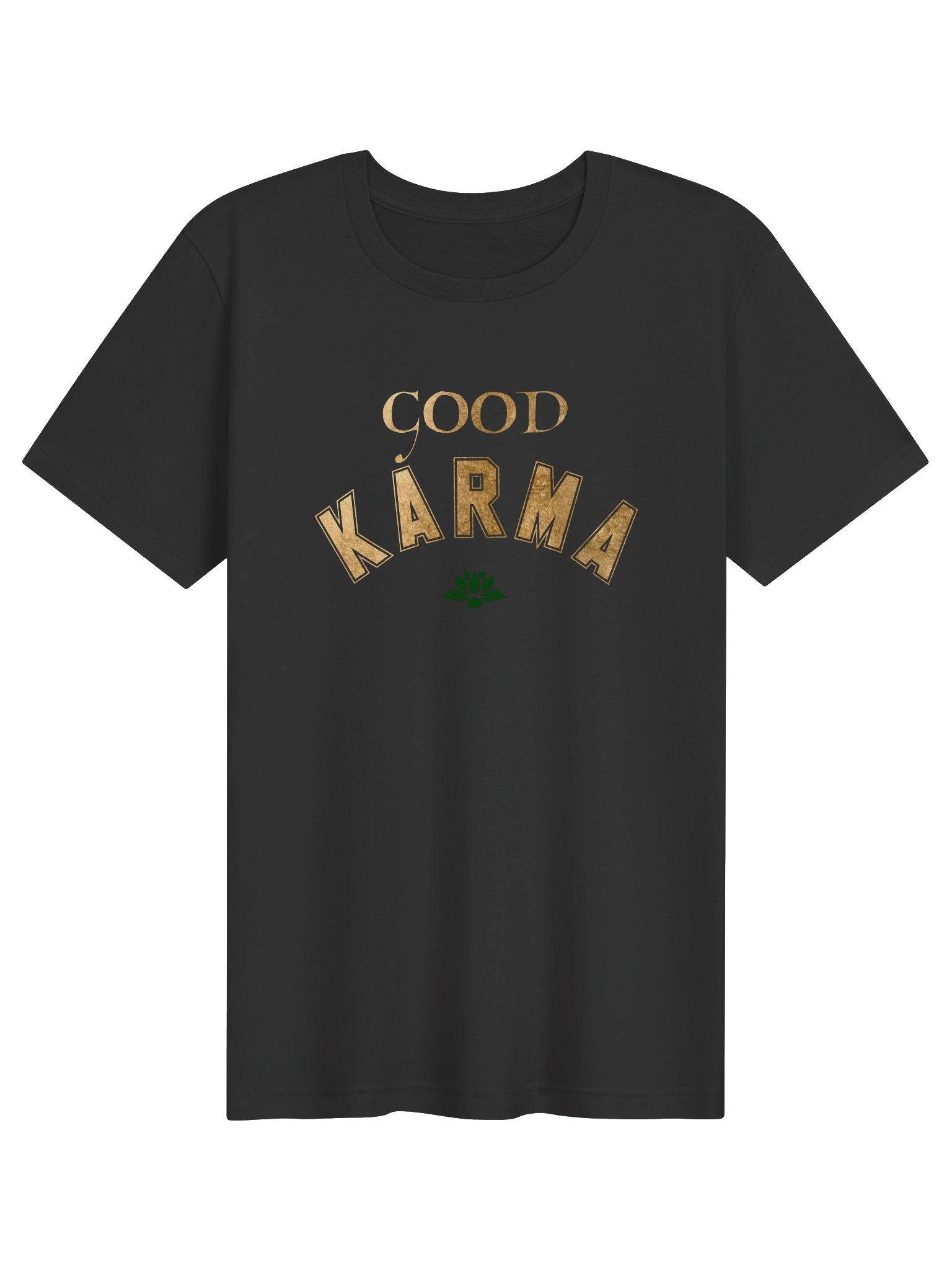 Good Karma Gold Lotus Tee product image (21)