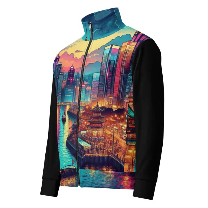 Sunset Cityscape All-Over Track Jacket | AI Design product image (1)