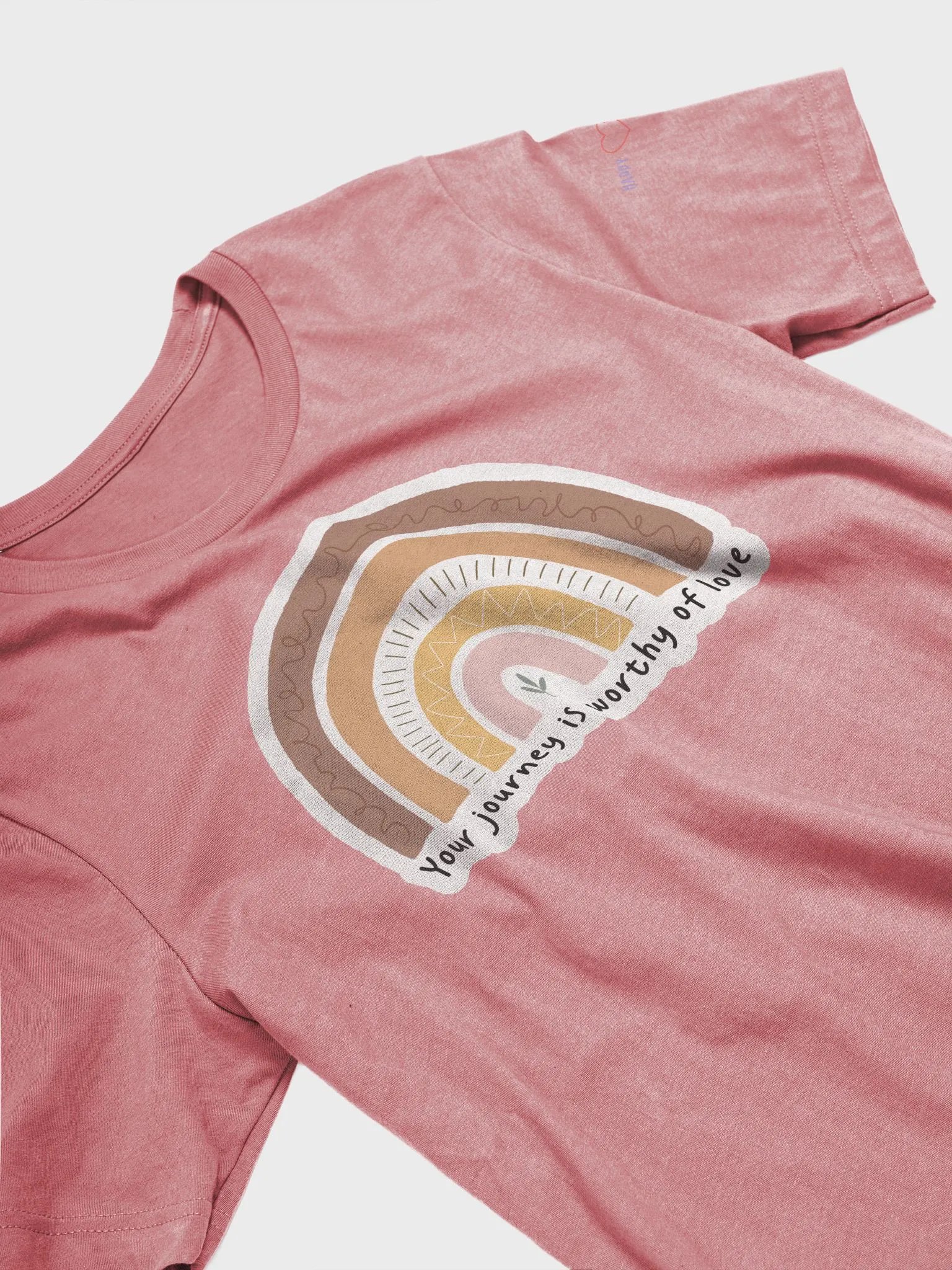 "Your Journey is Worthy of Love" Unisex Tee product image (2)