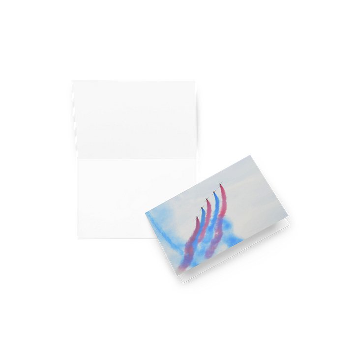Red Arrows Flying (Greeting Card) product image (2)
