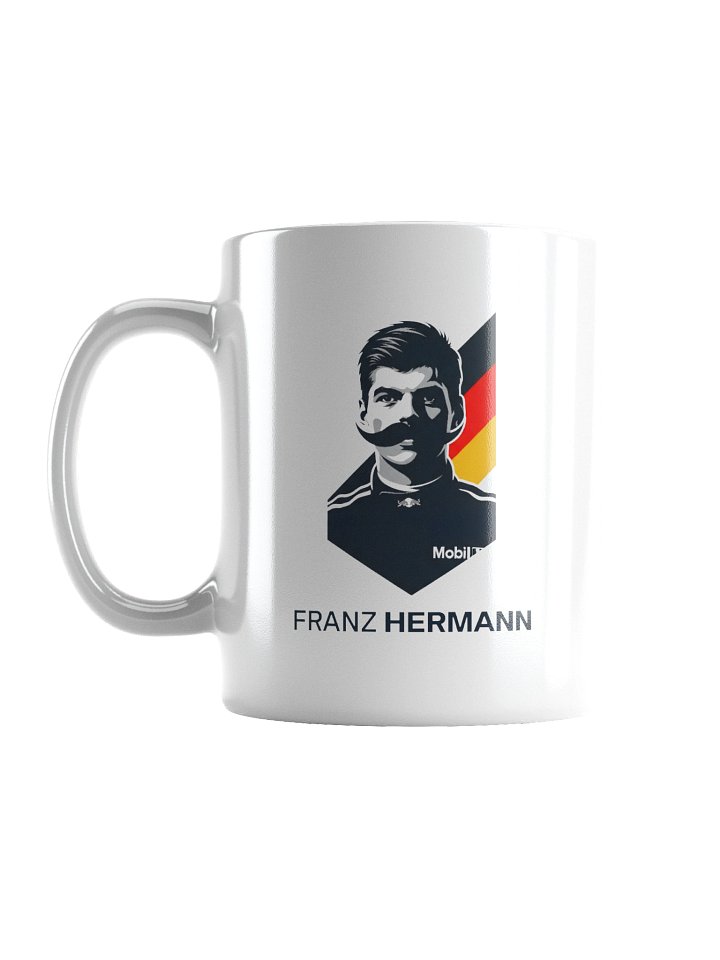 Franz Hermann F1 Legend German Flag Pop Art Mug product image (1)