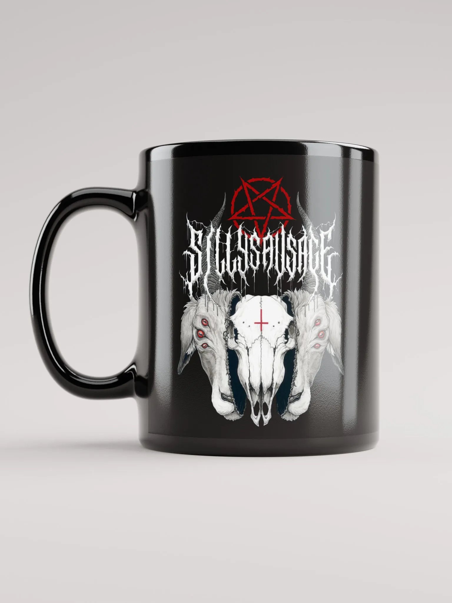 Sillysau5age Demonic Goat Mug product image (2)