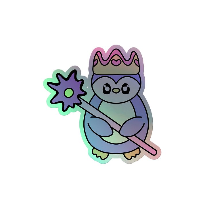 Holographic Queenquin Sticker product image (2)