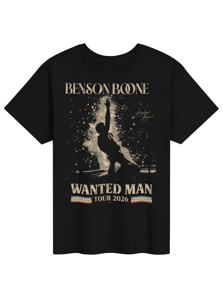 Benson Boone Wanted Man Tour 2026 Tshirt product image (1)