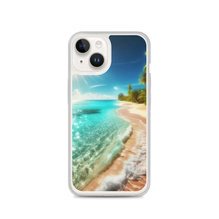Tropical Breeze MagSafe® Clear iPhone® Case | Ai Design product image (4)