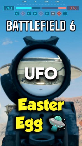 BF6 UFO Easter Egg is WILD! 😳 #fyp #reels #bf6 #ufo #gaming