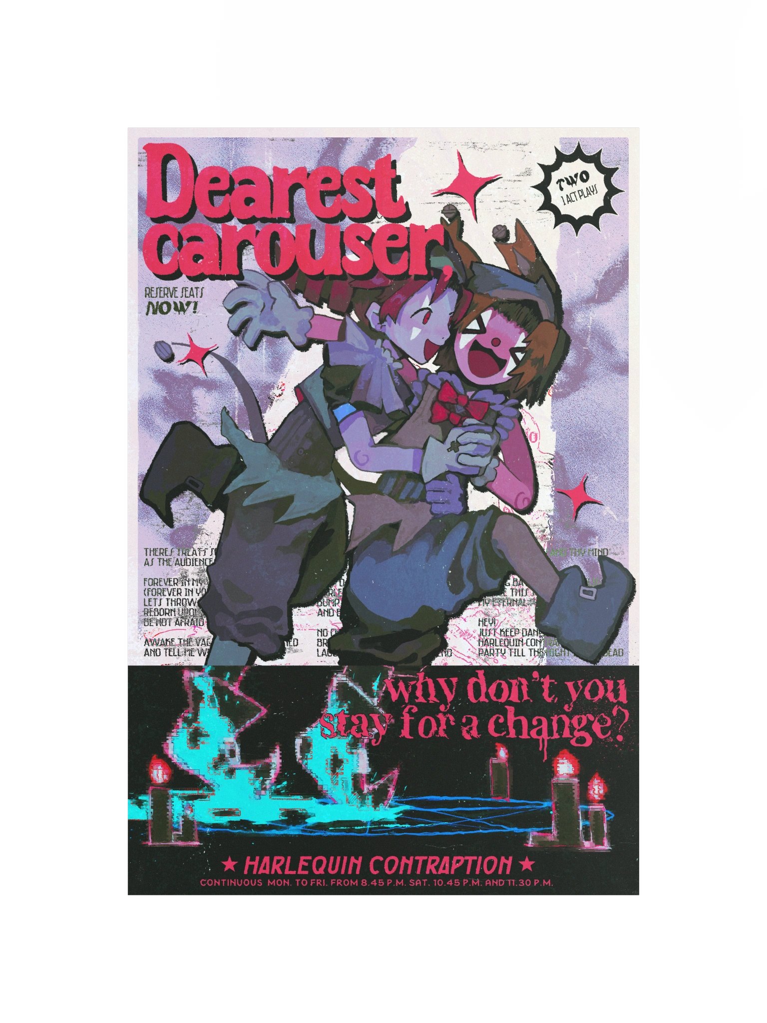 Harlequins poster 12" x 18" product image (5)