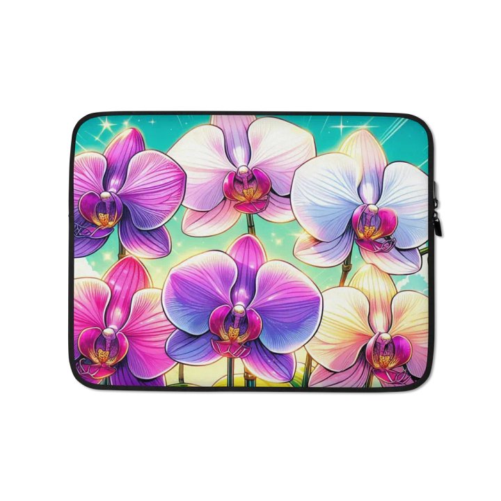 Starry Orchids Laptop Sleeve product image (1)