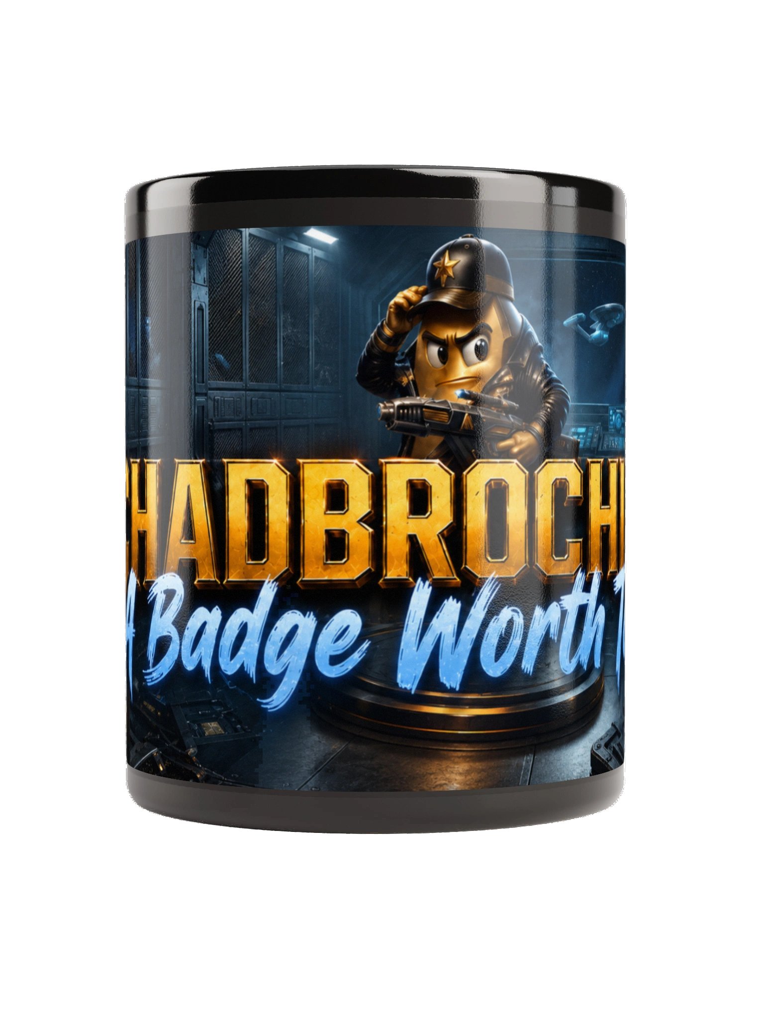 A Badge Worth Tapping Mug product image (4)