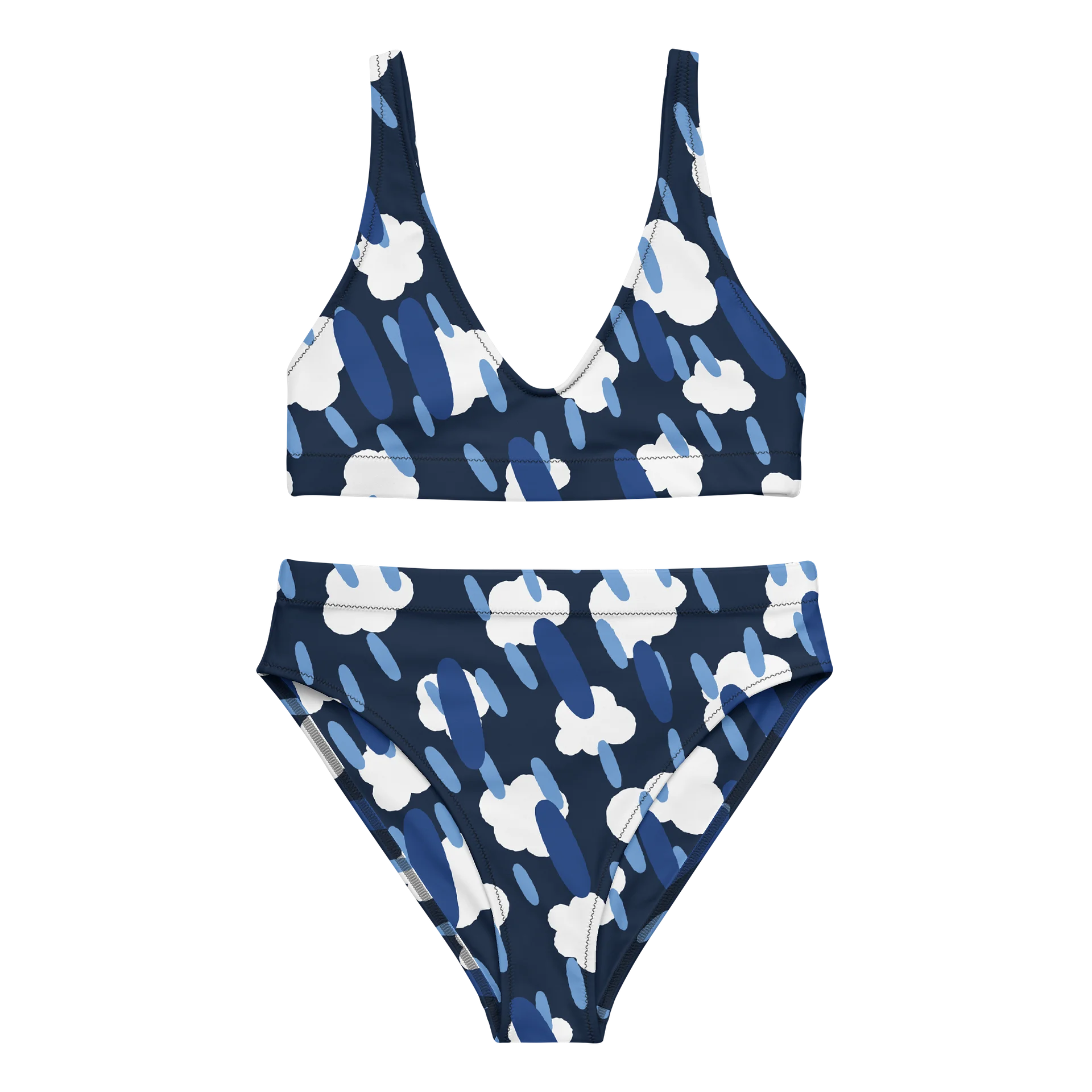 Midnight Drift High-Waisted Bikini product image (2)