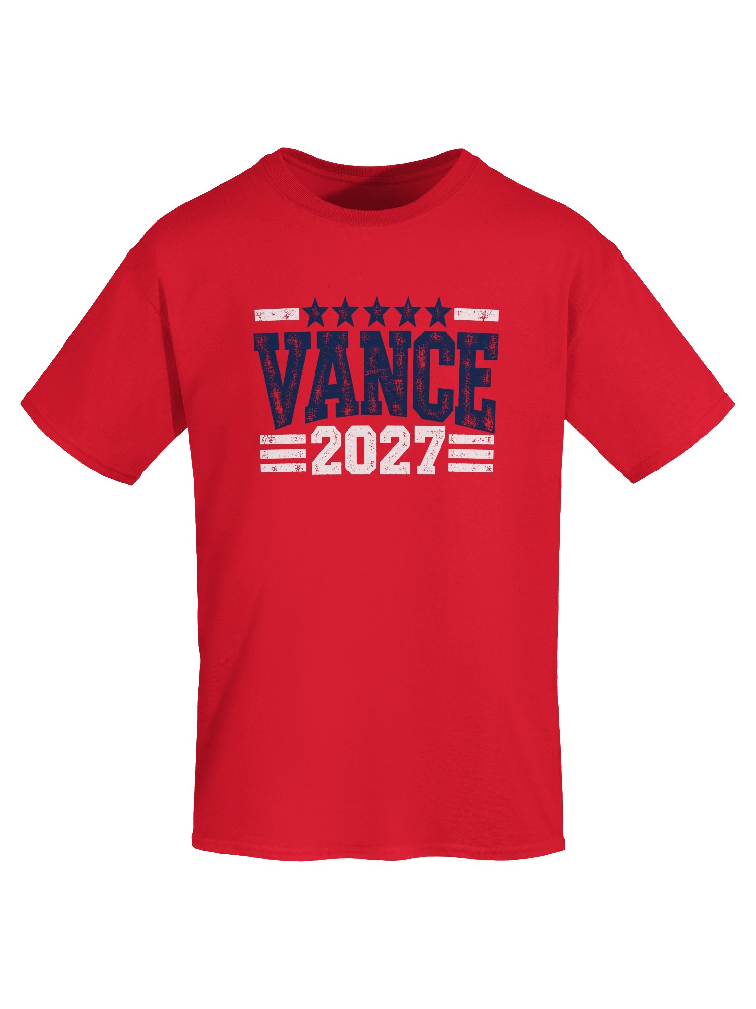 VANCE 2027 — Red T-Shirt product image (5)