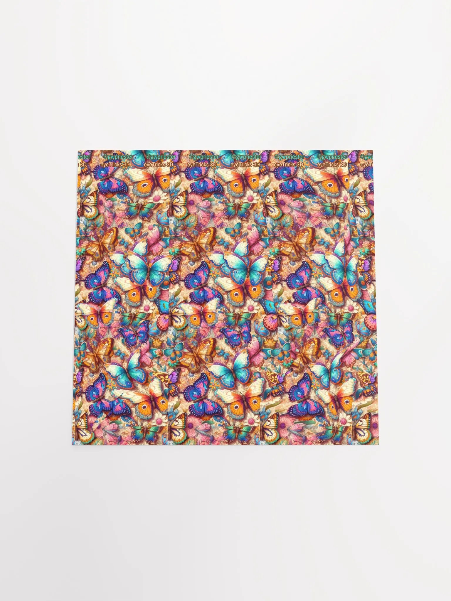 Butterfly Tunnel - 3D Stereogram Poster product image (18)