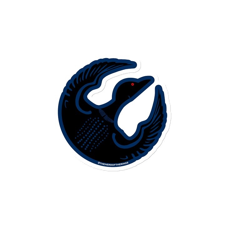Rebel Loon Magnet - Black & Dark Blue product image (2)