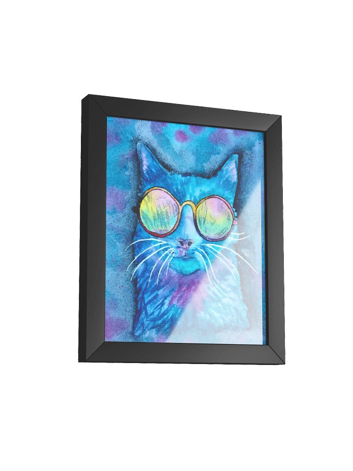 Willa the Wonder Cat — Framed Poster product image (3)